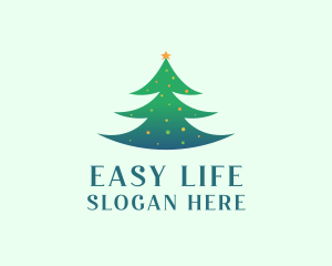 Holiday Christmas Tree logo design