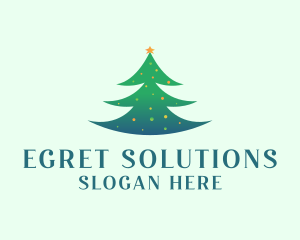 Holiday Christmas Tree logo design