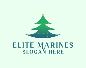 Holiday Christmas Tree logo design