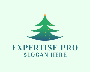 Holiday Christmas Tree logo design