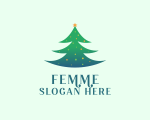 Holiday Christmas Tree logo design