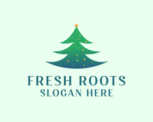 Holiday Christmas Tree logo design