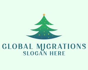 Holiday Christmas Tree logo design