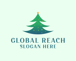 Holiday Christmas Tree logo design