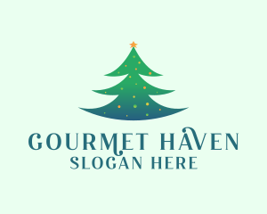 Holiday Christmas Tree logo design