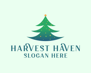 Holiday Christmas Tree logo design