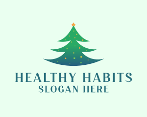 Holiday Christmas Tree logo design