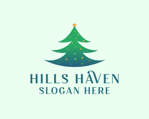 Holiday Christmas Tree logo design