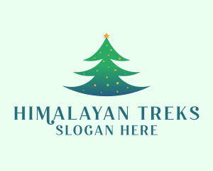 Holiday Christmas Tree logo design