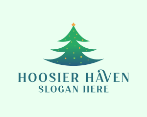 Holiday Christmas Tree logo design