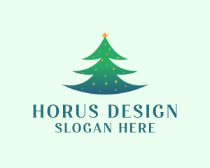 Holiday Christmas Tree logo design