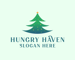 Holiday Christmas Tree logo design