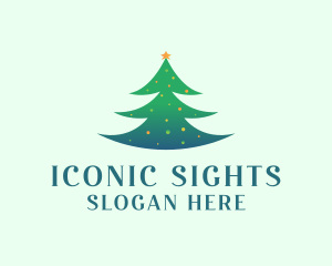 Holiday Christmas Tree logo design