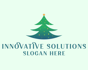 Holiday Christmas Tree logo design