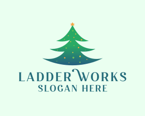 Holiday Christmas Tree logo design