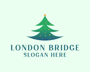 Holiday Christmas Tree logo design