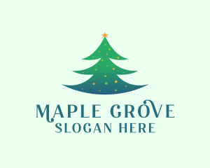 Holiday Christmas Tree logo design