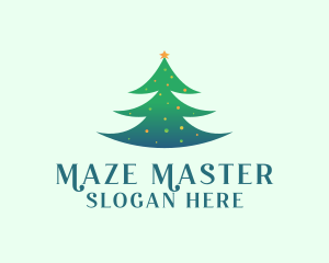 Holiday Christmas Tree logo design