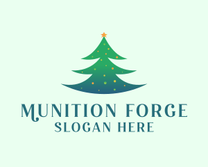 Holiday Christmas Tree logo design