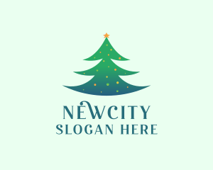 Holiday Christmas Tree logo design