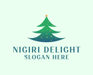 Holiday Christmas Tree logo design