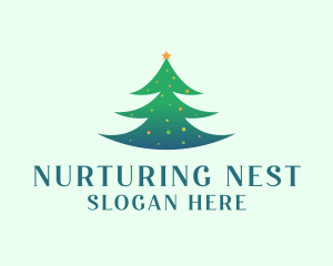 Holiday Christmas Tree logo design