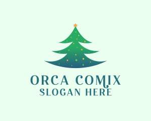 Pine - Holiday Christmas Tree logo design