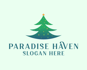 Holiday Christmas Tree logo design