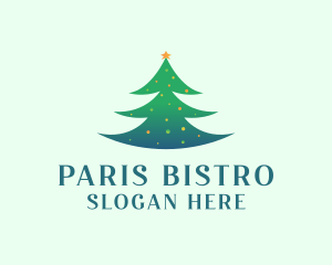 Holiday Christmas Tree logo design