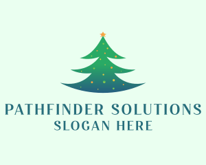 Holiday Christmas Tree logo design