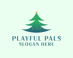 Holiday Christmas Tree logo design