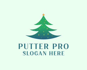 Holiday Christmas Tree logo design