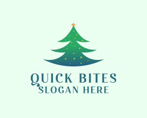 Holiday Christmas Tree logo design