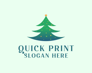 Holiday Christmas Tree logo design