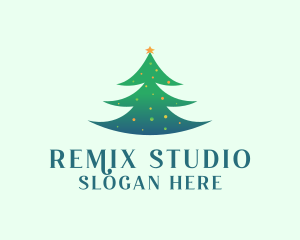 Holiday Christmas Tree logo design