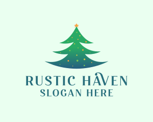 Holiday Christmas Tree logo design