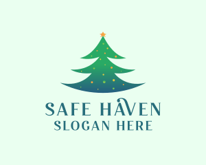 Holiday Christmas Tree logo design