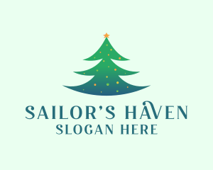 Holiday Christmas Tree logo design