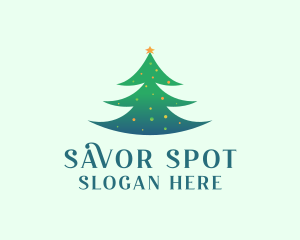 Holiday Christmas Tree logo design