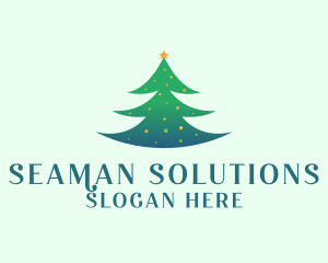 Holiday Christmas Tree logo design