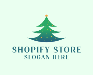 Holiday Christmas Tree logo design