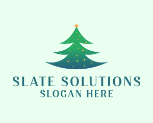 Holiday Christmas Tree logo design