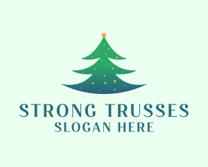 Holiday Christmas Tree logo design