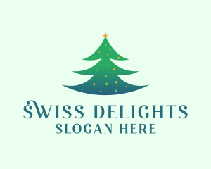 Holiday Christmas Tree logo design