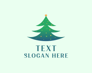 Holiday Christmas Tree logo design