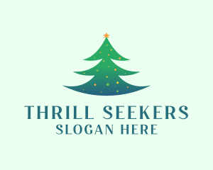 Holiday Christmas Tree logo design