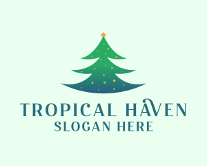 Holiday Christmas Tree logo design