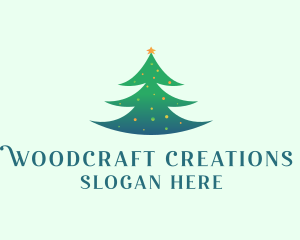 Holiday Christmas Tree logo design