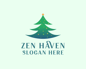 Holiday Christmas Tree logo design