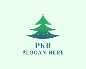 Holiday Christmas Tree logo design